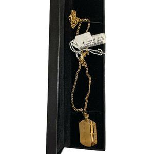 Humbler "AGAINST ALL ODDS" Necklace 18K Gold Plated 20" Chain NEW